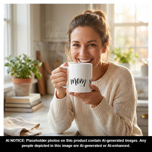 Mom Established Chic Stylish Elegant Custom Year  Coffee Mug