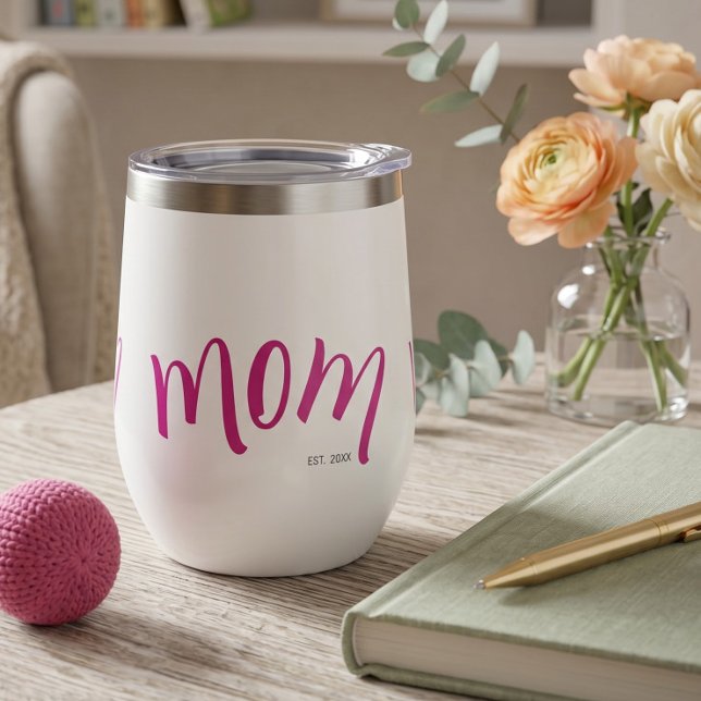 Mom Established Custom Year White Hot Pink (Creator Uploaded)