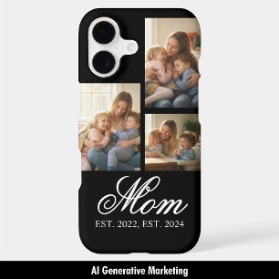 Mom Established Elegant Three Photo Memories