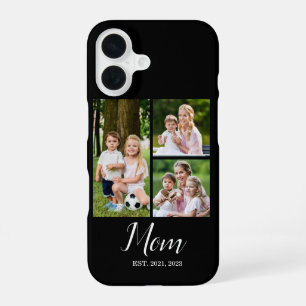Mom Established Modern 3 Photo iPhone 16 Case