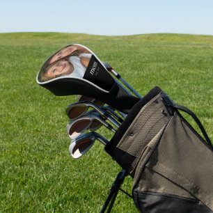 Mom Established Modern Minimal Photo Golf Head Cover