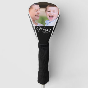 Mom Established Modern Script Photo Golf Head Cover