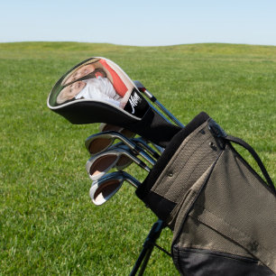 Mom Established Modern Script Photo Golf Head Cover