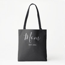 Mom Established New Mom Black Gift