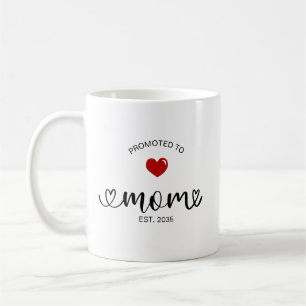 Mom Established New Mom Gift Coffee Mug