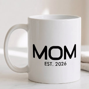 Mom Established New Mom Gift  Coffee Mug