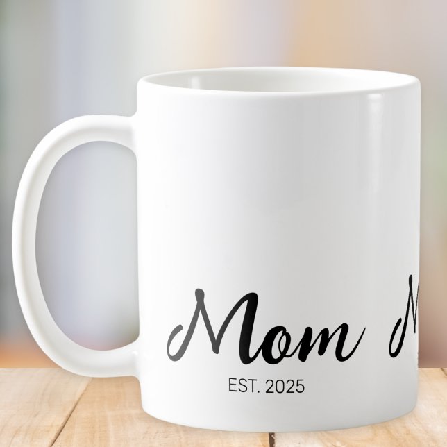 Mom Established New Mom Gift  Coffee Mug (Creator Uploaded)