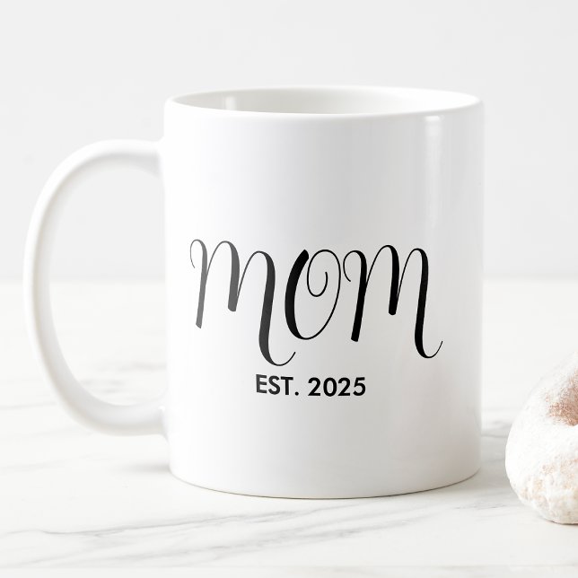 Mom Established New Mom Gift Coffee Mug (Creator Uploaded)