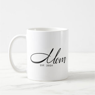 Mom Established New Mom Gift  Coffee Mug