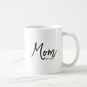Mom Established New Mom Gift Coffee Mug