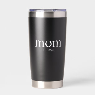 Mom Established New Mom Gift Insulated Tumbler
