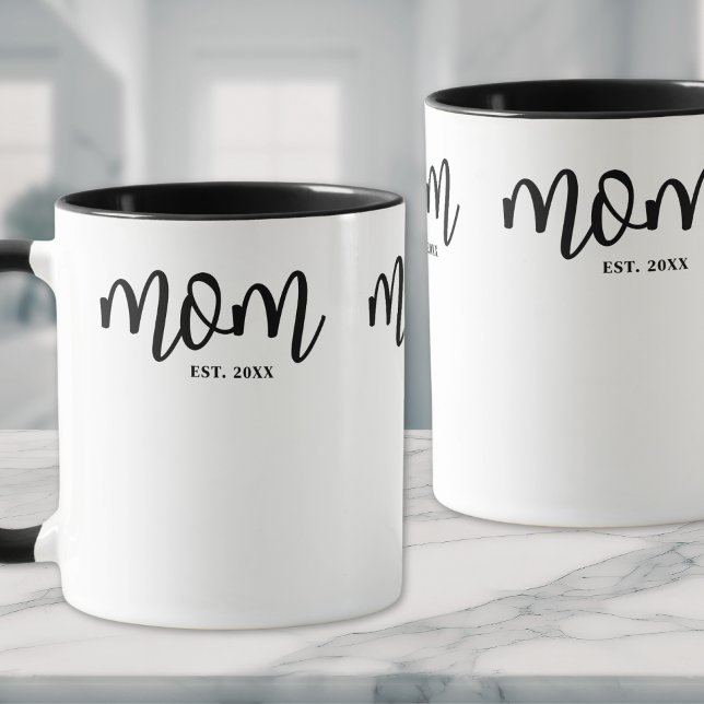 Mom Established New Mom Gift Mug (Mom Established New Mom Gift Mug)