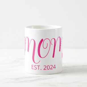 Mom Established New Mom Gift T-Shirt Coffee Mug