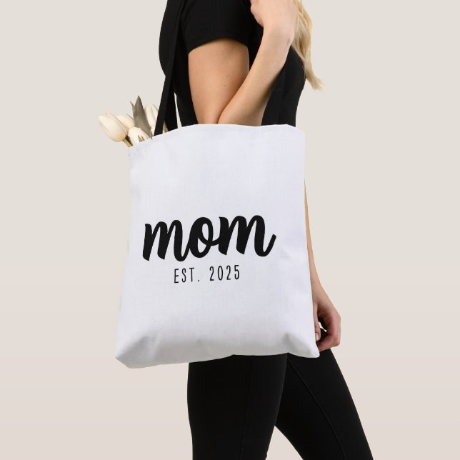 Mom Established New Mom Gift Tote Bag (De près)