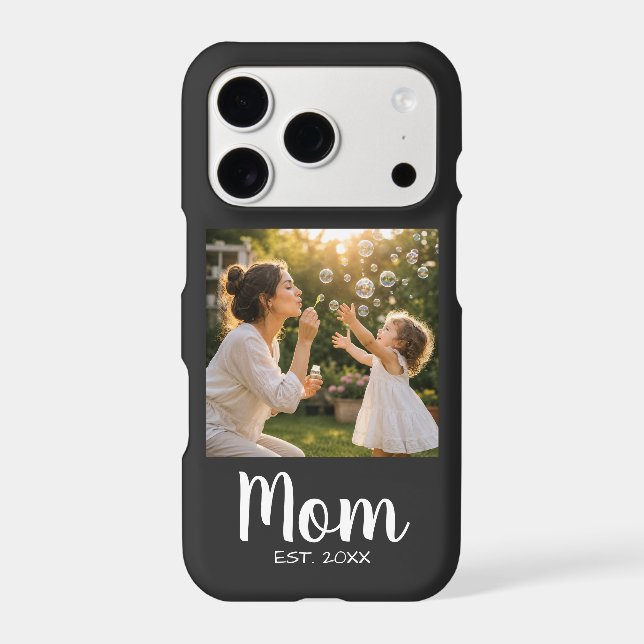 Mom Established Photo Memory Keepsake (Back)