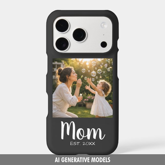 Mom Established Photo Memory Keepsake (Mom Established Photo Memory Keepsake iPhone Case)