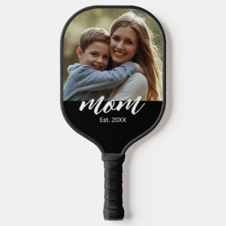 Mom Established Photo Mother's Day Pickleball Paddle