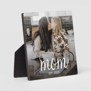 Mom Established Photo Mother's Day Plaque