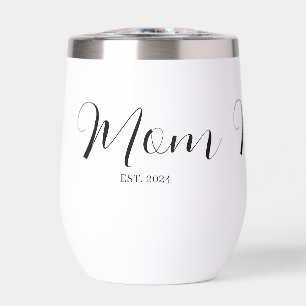 Mom Established Script and Year Custom