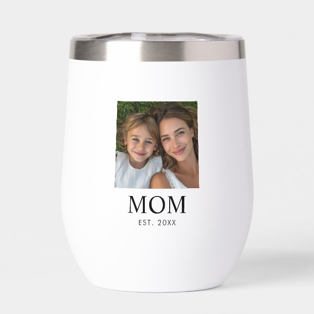 Mom Established Script Black 2 Photo (Back)