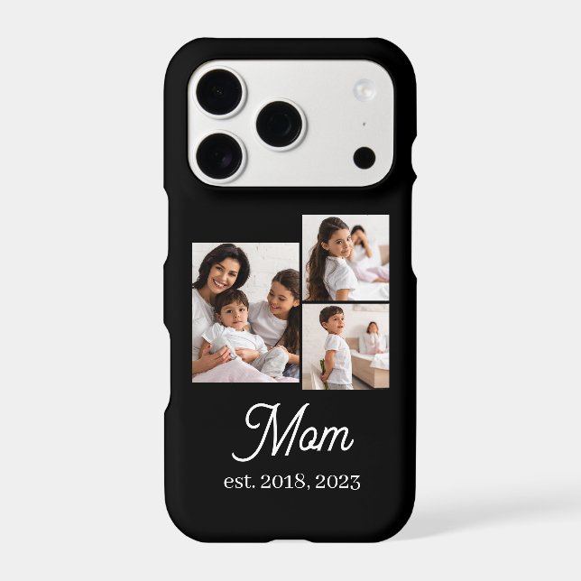 Mom Established Script Black 3 Photo (Verso)