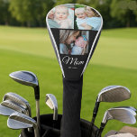 *Mom Established Script Black 3 Photo Gift Pickleball Paddle<br><div class="desc">Custom Mom Established Script Black 3 Photo Gift Golf Head Cover. Switch out the date and switch "mom" for how you call your mum or mam. Yes, you can add multiple dates with just a bit of adjusting. If you have any design questions, just sent a message and we'll be...</div>