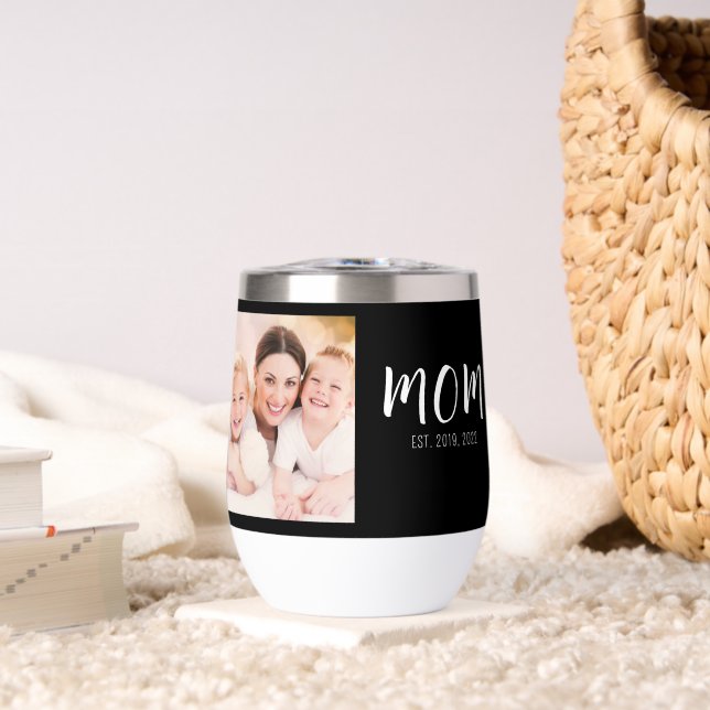 Mom Established Script Black Photo (Living Room (Rotated))