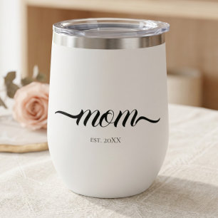 Mom Established Script Custom Year Mother