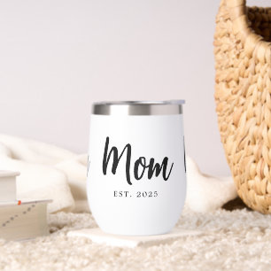Mom Established Year New Mother Gift