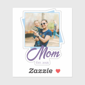Mom Established Year with Custom Photo