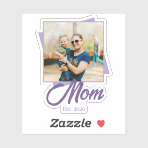 Mom Established Year with Custom Photo