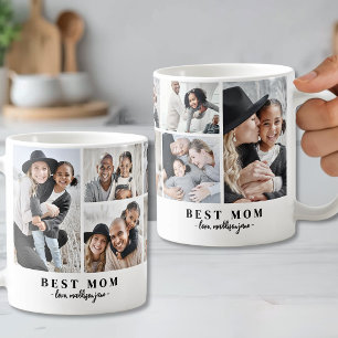 Mom Family Photo Collage Mother Coffee Mug