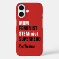 Mom Feminist STEM Superhero Name Template