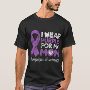Mom Fibro Mother Fibromyositis Support Grunge T-Shirt