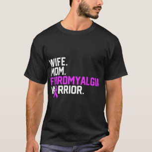 Mom Fibromyalgia Warrior Awareness Get Well Recove T-Shirt