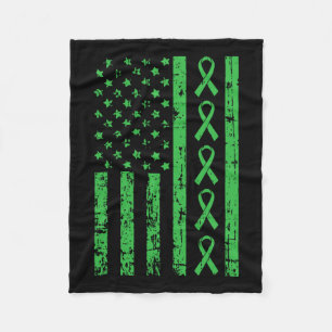 Mom Fighter Polycystic Kidney Disease Pkd Awarenes Fleece Blanket