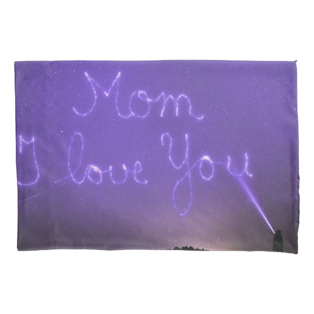 Mom Fleece Blanket Pillowcase (Front)