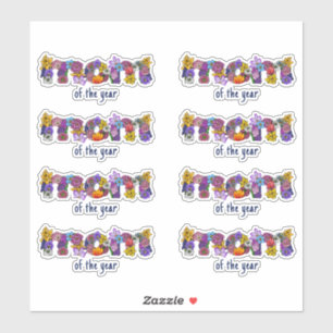 Mom- Floral Letters