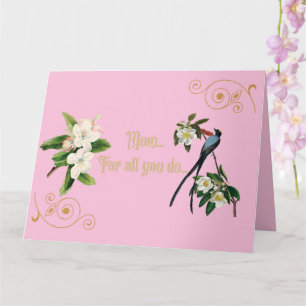 Mom...For all you do... Mother's Day Card
