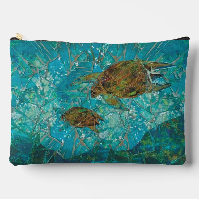 Mom - Forever in Our Hearts Accessory Pouch (Front)