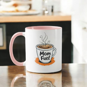 Mom Fuel   Coffee Moms Gift   Funny Mother's Day Mug