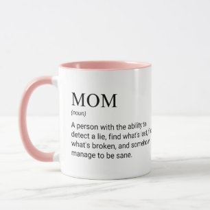 Mom Funny Lovely Mother Definition Mug