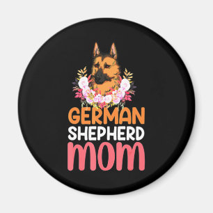 Mom German Shepard Shepherd Dog Magnet
