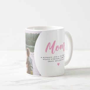 Mom Gift Custom Photo Mom Quote Coffee Mug