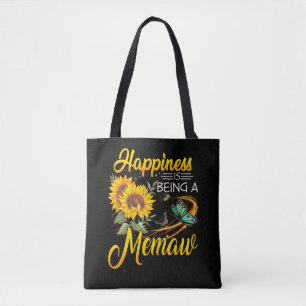 Mom Gift Happiness Is Being A Mama Tote Bag