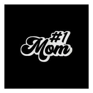 Mom Gifts for Women Heart Mother's Day Mom Poster