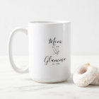 Mom | Glamma Year Est. Heart Mug