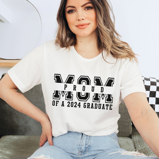 Mom Graduation-Proud Mom of a 2024 Graduate Shirt (Creator Uploaded)
