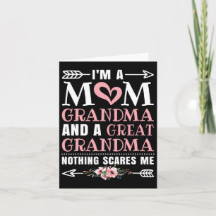 Mom Grandma Great Grandma Grandmother Mothers Day Card