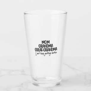 Mom Grandma Great-Grandma Mothers Day Glass